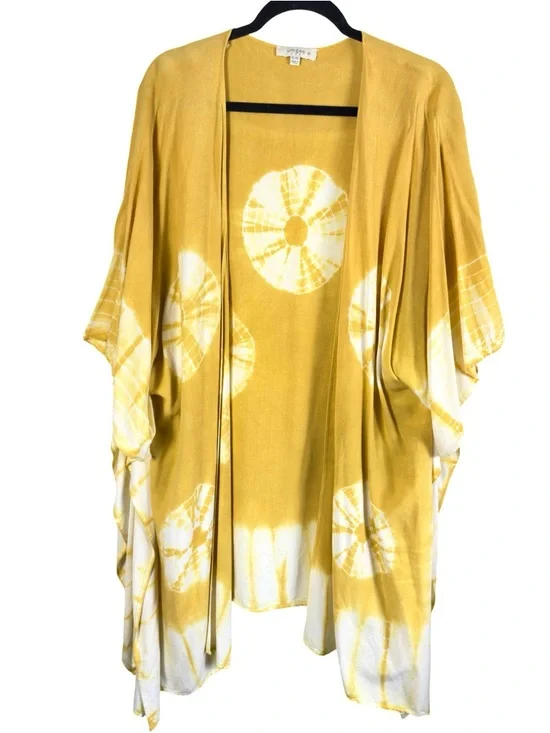 Umgee Tie Dye Kimono Open Front Cardigan XL - Picture 2 of 7